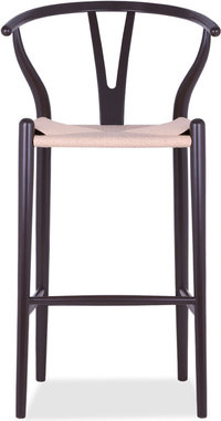 Wishbone (Y) Barstool Bordeaux/Lacquered image.