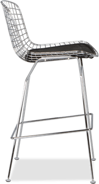Wire Bar Stool Black image.