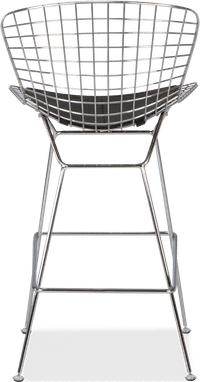 Wire Bar Stool Black image.