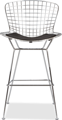Wire Bar Stool Black image.