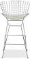 Wire Bar Stool White image.