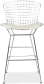 Wire Bar Stool White image.