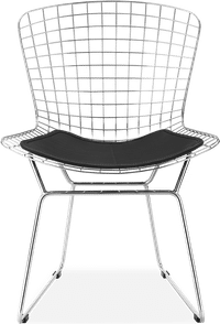 Wire Chair Black image.