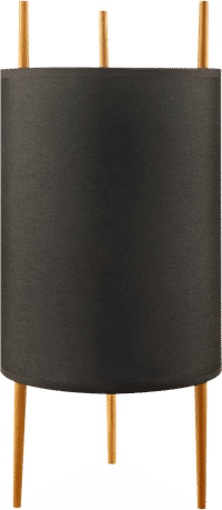 Cylinder Style Lamp Black image.