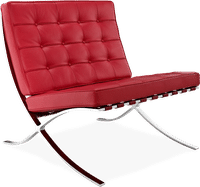 Barcelona Chair Premium Leather/Red image.