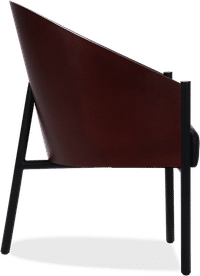 Costes Chair With High Back Premium Leather/Black  image.