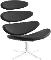 The Corona Chair Premium Leather/Black  image.