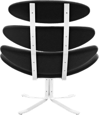 The Corona Chair Wool/Black image.