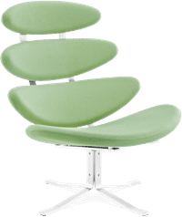 The Corona Chair Wool/Light Green image.