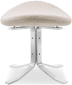 The Corona Stool Wool/Light Pebble Grey image.