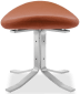 The Corona Stool Wool/Orange image.