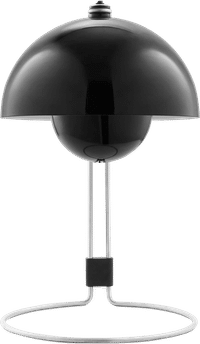 Flowerpot VP4 Style Table Lamp Black image.