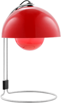Flowerpot VP4 Style Table Lamp Red image.