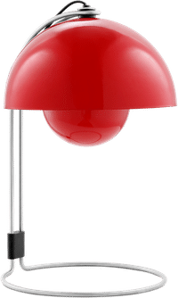Flowerpot VP4 Style Table Lamp Red image.