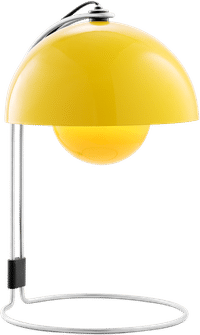 Flowerpot VP4 Style Table Lamp Yellow image.