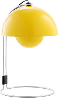 Flowerpot VP4 Style Table Lamp Yellow image.