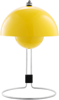 Flowerpot VP4 Style Table Lamp Yellow image.