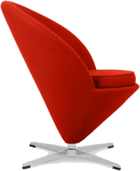 Cone Chair Deep Red image.