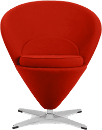 Cone Chair Deep Red image.