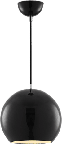 Topan VP6 Pendant Lamp Black image.