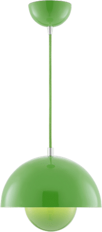 Flower Pot Lamp Green image.