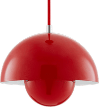 Flower Pot Lamp Red image.
