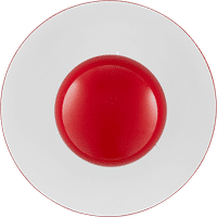 Flower Pot Lamp Red image.