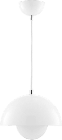 Flower Pot Lamp White image.