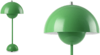Flowerpot Style Table Lamp Green image.