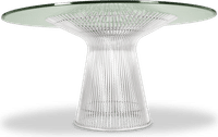 Platner Inspired Dining Table Silver image.