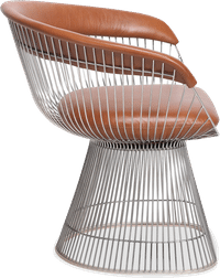 Platner Armchair Dark Tan image.