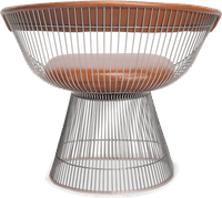Platner Armchair Dark Tan image.