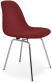 DSX Style Upholstered Dining Chair Deep Red image.