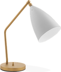 Grasshopper Style Table Lamp White image.