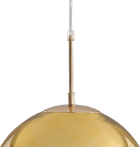 Mirror Ball Pendant Lamp  Gold image.