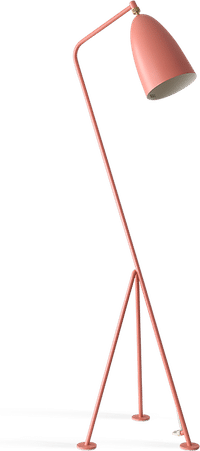 Grasshopper Style Floor Lamp Old Pink image.