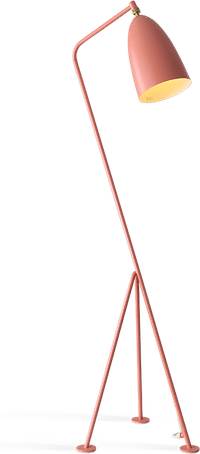 Grasshopper Style Floor Lamp Old Pink image.