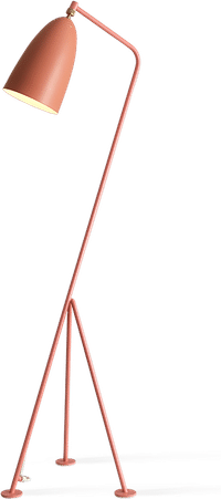 Grasshopper Style Floor Lamp Old Pink image.