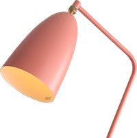 Grasshopper Style Floor Lamp Old Pink image.