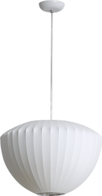 Apple Bubble Pendant White image.