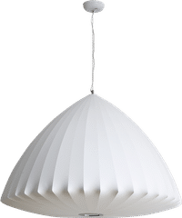 Bubble Bell Pendant Light White image.