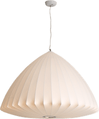 Bubble Bell Pendant Light White image.