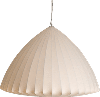 Bubble Bell Pendant Light White image.