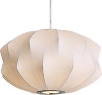 Propeller Bubble Pendant Light White image.