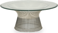 Platner Coffee Table Silver image.