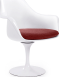 Tulip Armchair  Deep Red image.