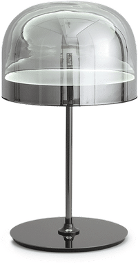 Equatore Style Table Lamp Pearl Black/Small image.
