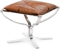 Falcon Stool  Dark Tan image.