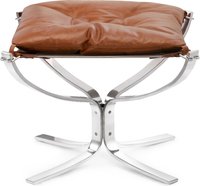 Falcon Stool  Dark Tan image.
