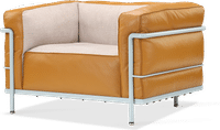 LC3 Style Grand Confort Armchair - Special Edition Camel image.